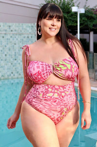 body cut out com mangas pink ounce 7170 feline by preta gil