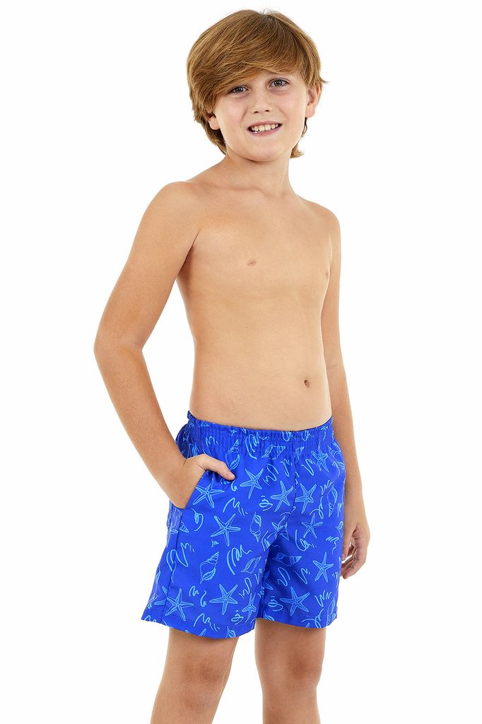 shorts infantil azul 2135402 new beach