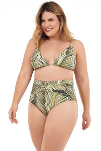 biquíni plus size cintura alta folhagem 2133102 new beach