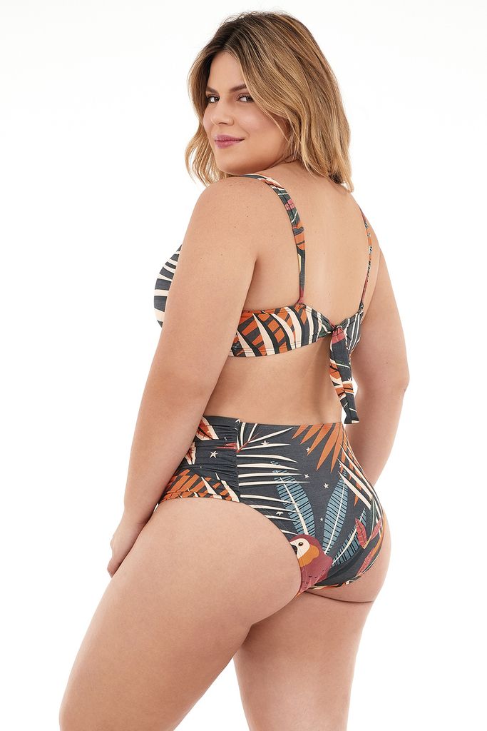 biquíni plus size cintura alta folhagem 2133101 new beach
