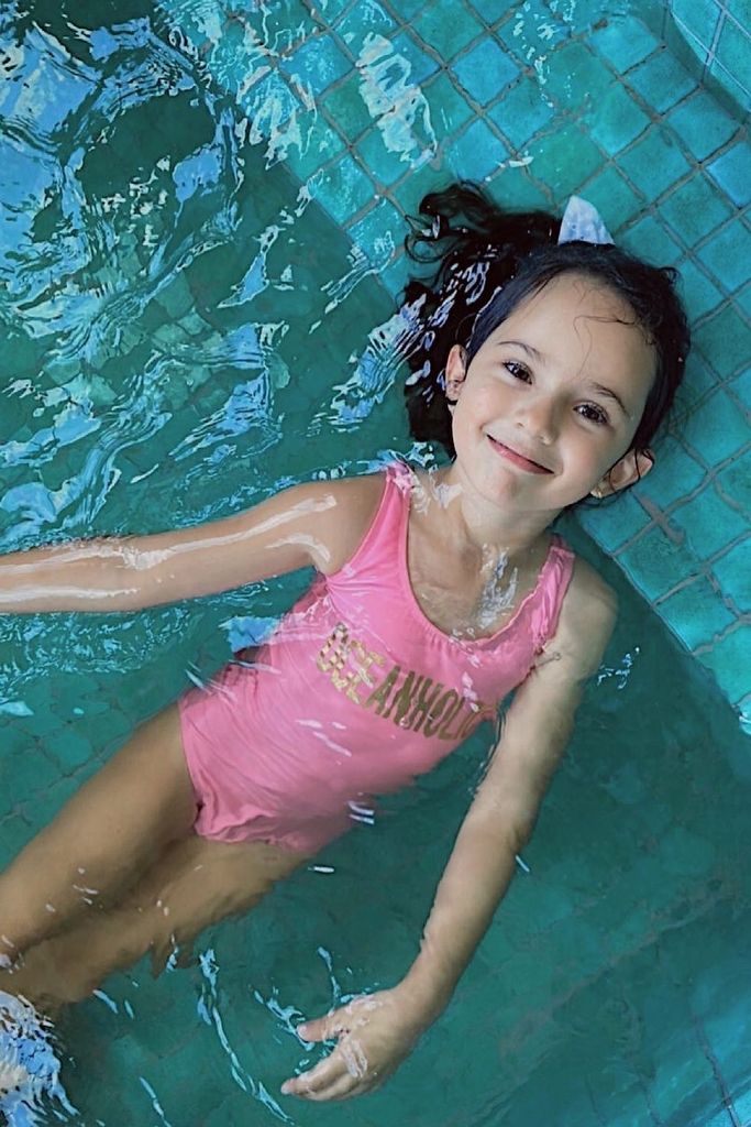 maiô infantil ocean rosa 9010 mer bleu