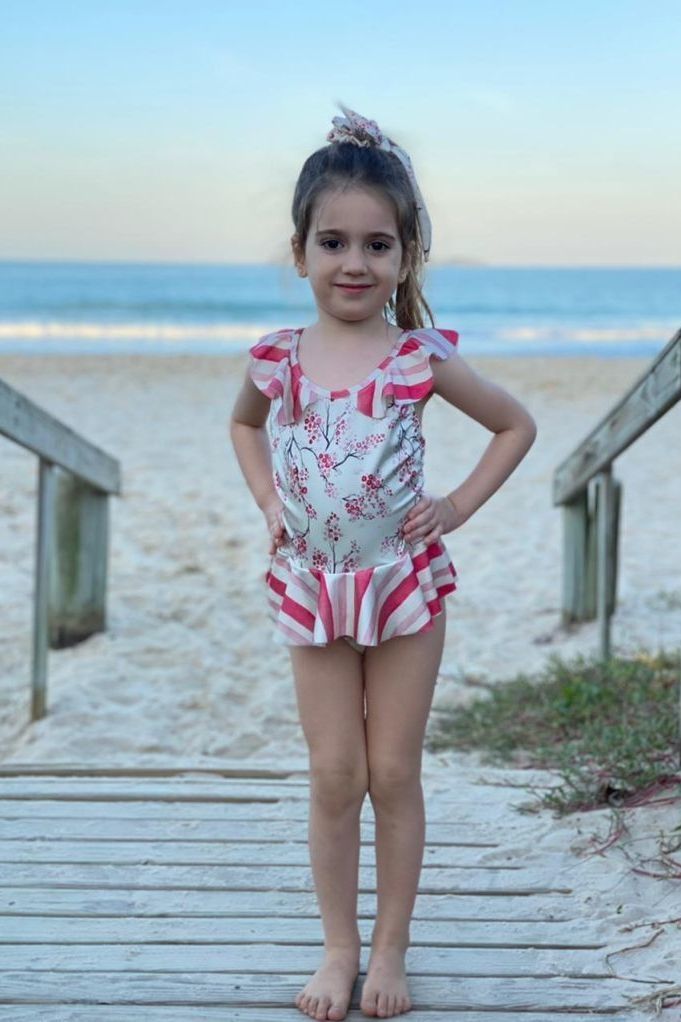 maiô infantil cerejeira 17015 mer bleu