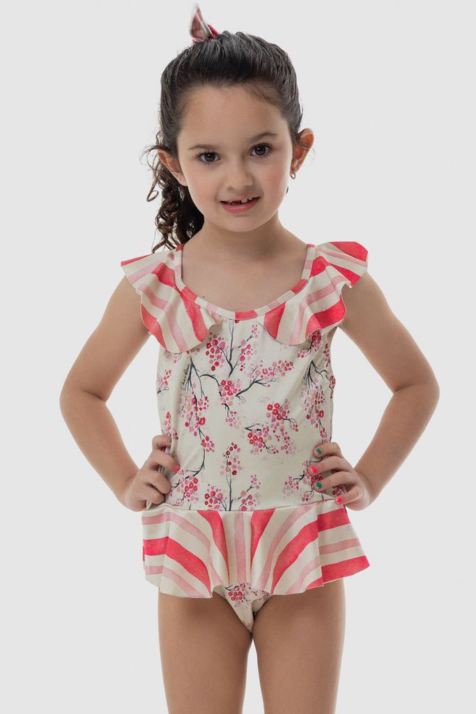 maiô infantil cerejeira 17015 mer bleu