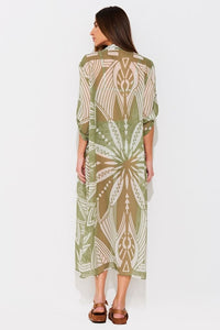chemise longa seda bandana flower CM02 ysla