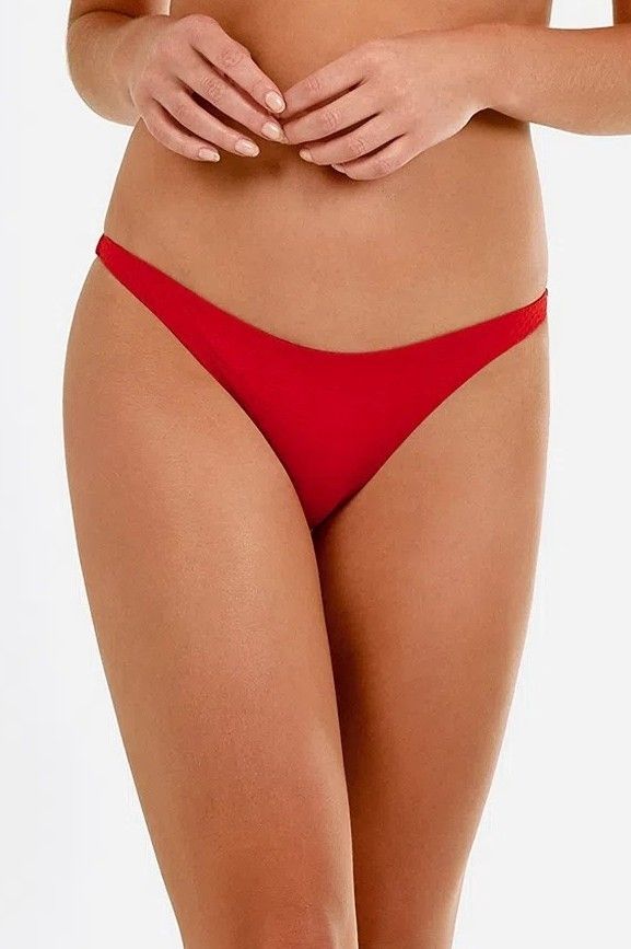 tanga texturizada vermelha 2077123 alto giro