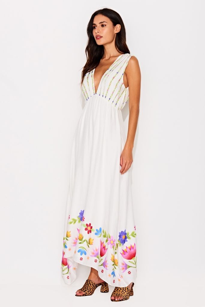 vestido guadalupe mexican garden VE02 triya