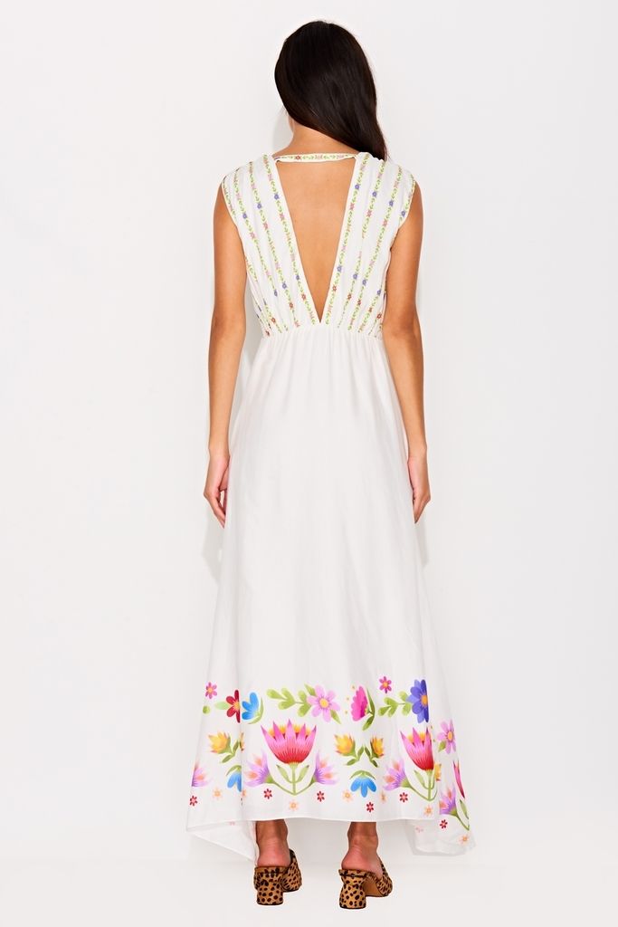 vestido guadalupe mexican garden VE02 triya