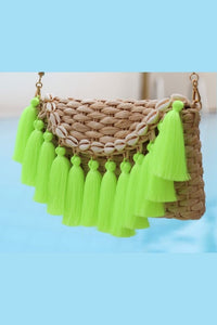 bolsa de palha creta buzios amarelo neon 2828 lis fiaschi