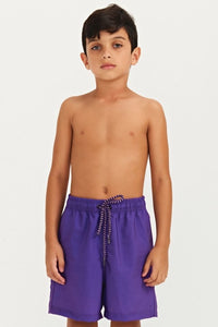 shorts infantil roxo BSSH23 triya