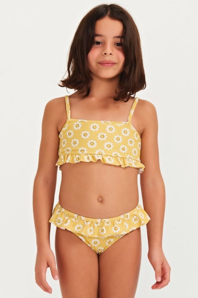 biquíni infantil smiley daisy BB05 triya