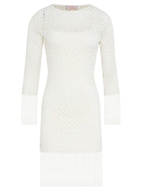 vestido curto maite off white VE03 triya