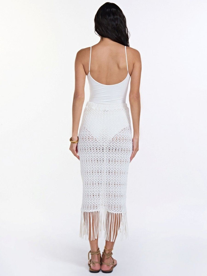saia midi malena off white SA04 triya
