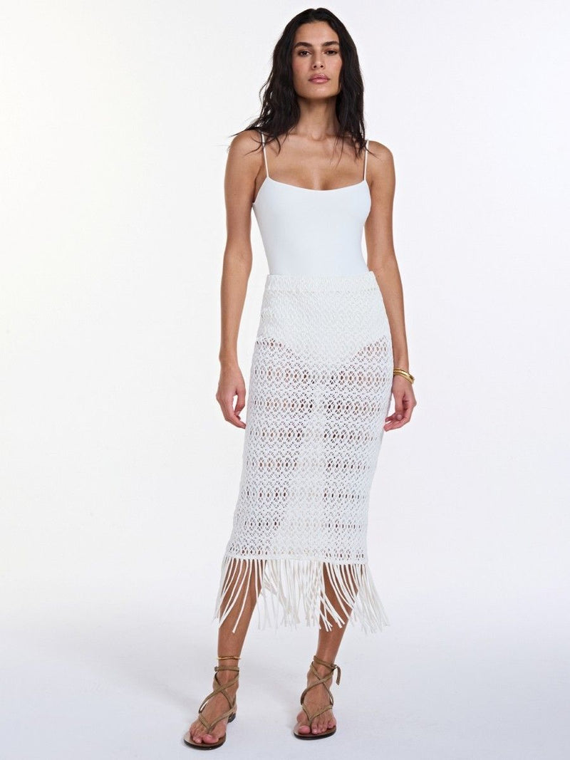 saia midi malena off white SA04 triya