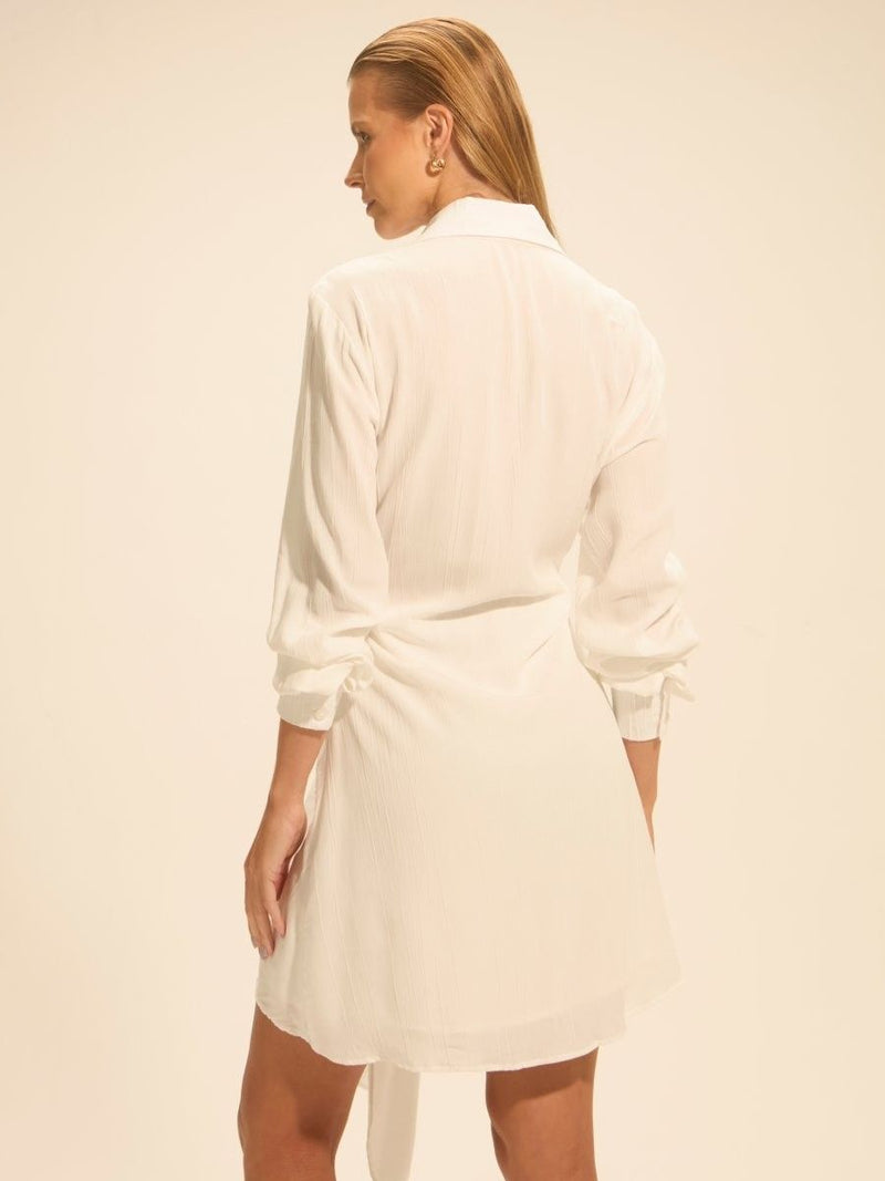 chemise transpassada off white navagio 17978 la sirene