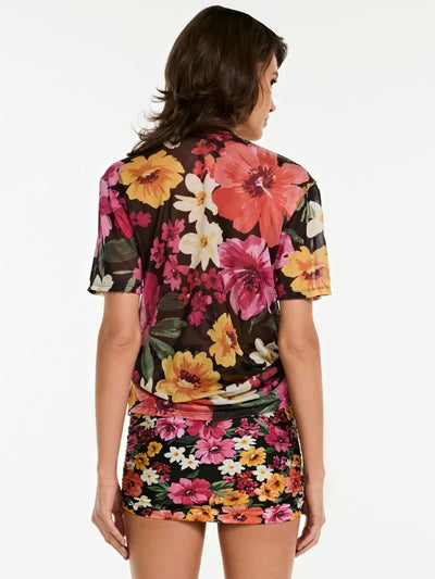 camiseta tule alicia floral art BL02 ysla