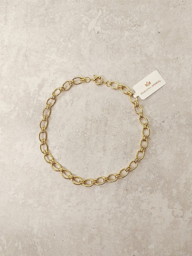 colar de elos dourado 23975 mariana amaral