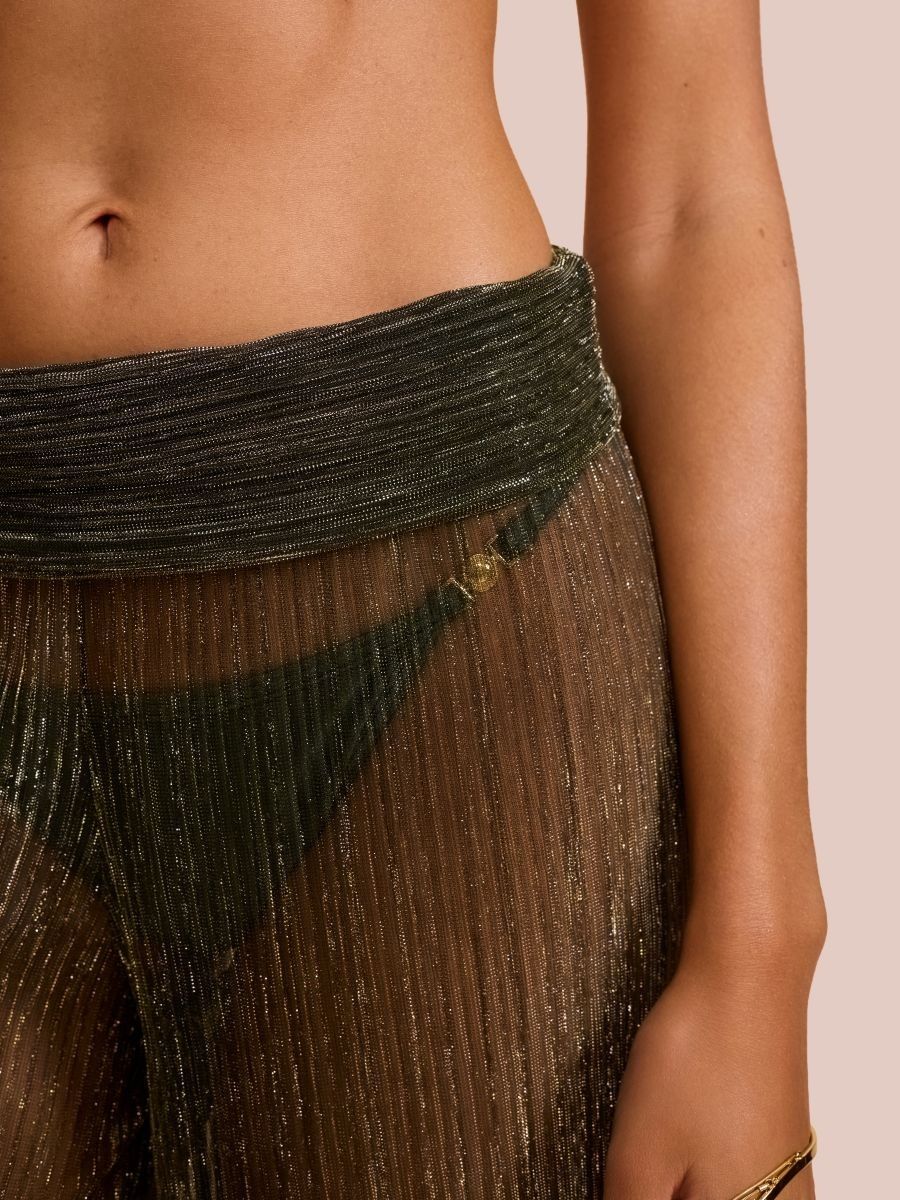 maiô e calça verde musgo 2091 mos beachwear