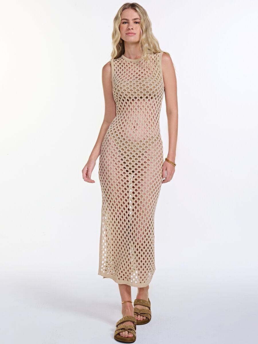 vestido midi tela mandy palha TR03 triya