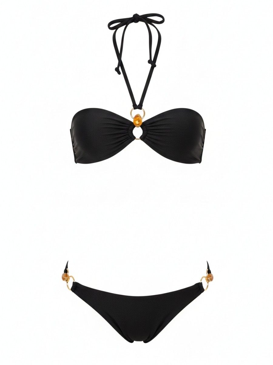 biquíni tqc preto west 1990 mos beachwear