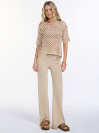cropped e calça palha TR01 TR04 triya