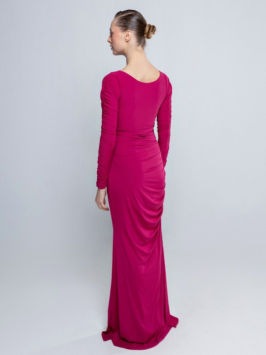 vestido longo cherry VE012 minah