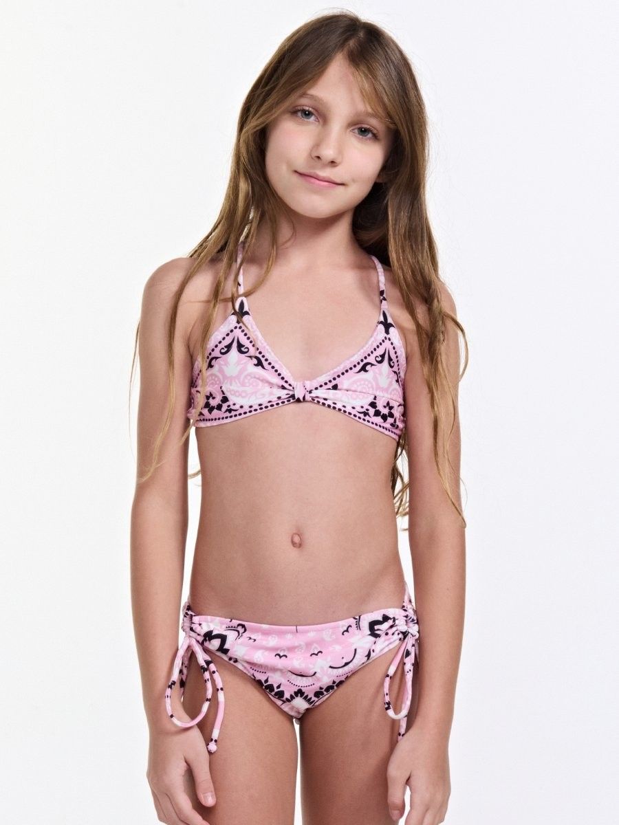 biquíni infantil bandana sun rose BB05 triya