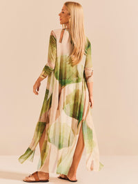 maiô e kaftan folhas 1905 de chelles