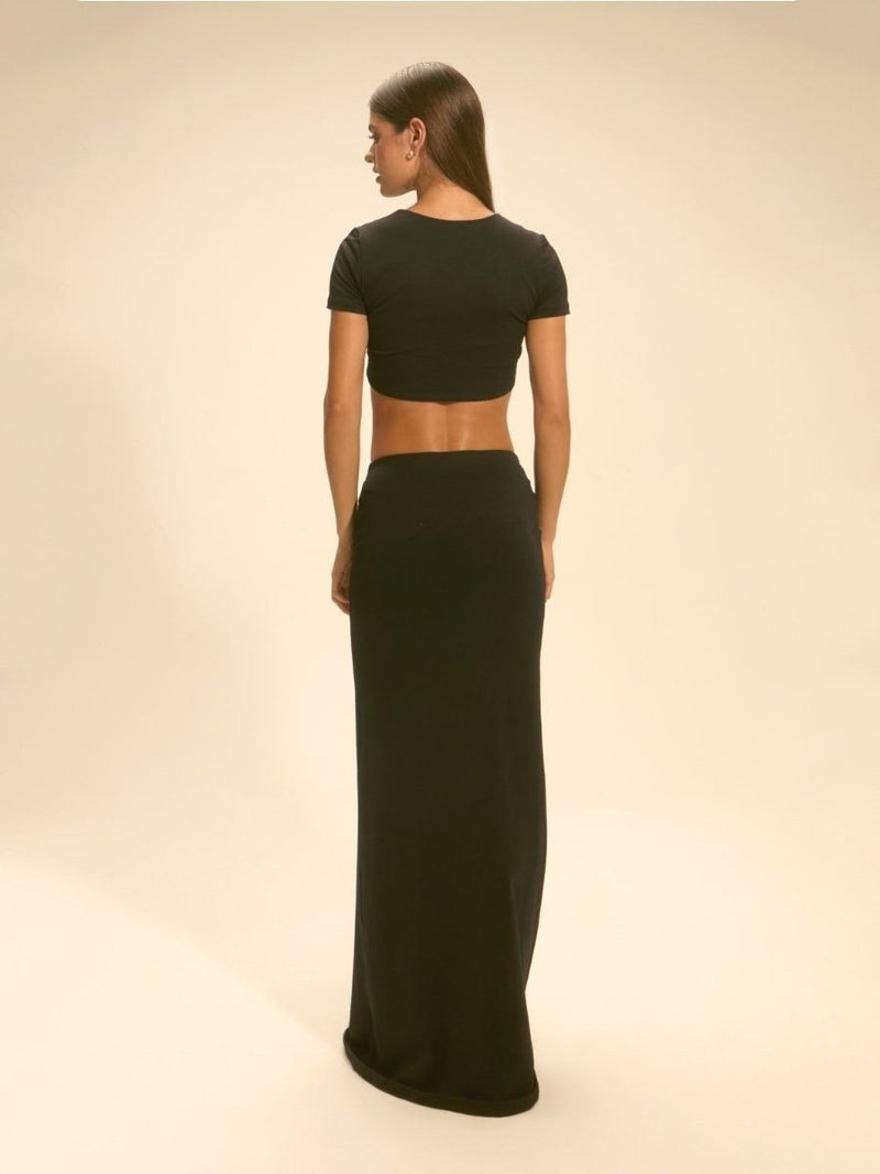 conjunto cropped preto muse 17958 la sirene