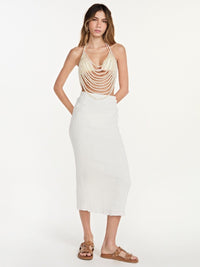 saia midi rafa off white SA08 triya