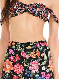 calça reta bela floral color CL23 triya