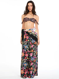 calça reta bela floral color CL23 triya