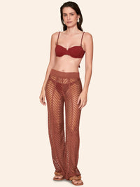 calça tricot sunkiss terracota 8495413 lua luá