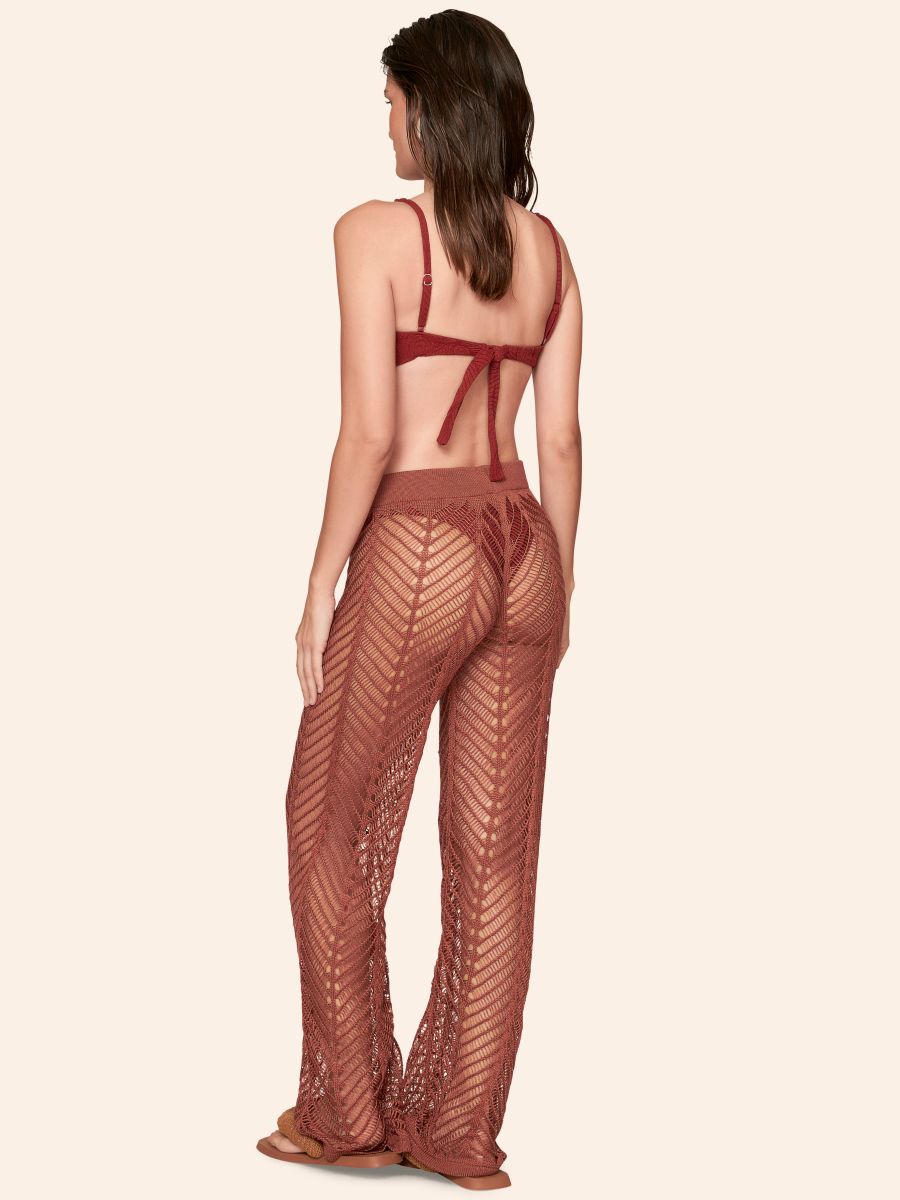 calça tricot sunkiss terracota 8495413 lua luá