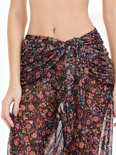 calça tule scarf floral color CL26 triya