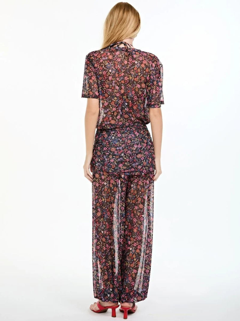 camiseta e calça floral color BL23 triya