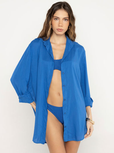 camisa azul anil 9169 brazil del mar