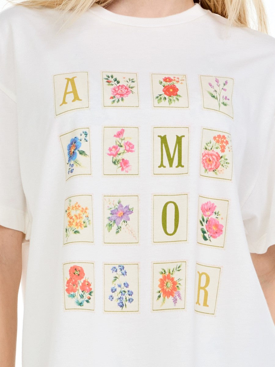 camiseta amor off white BL26 triya