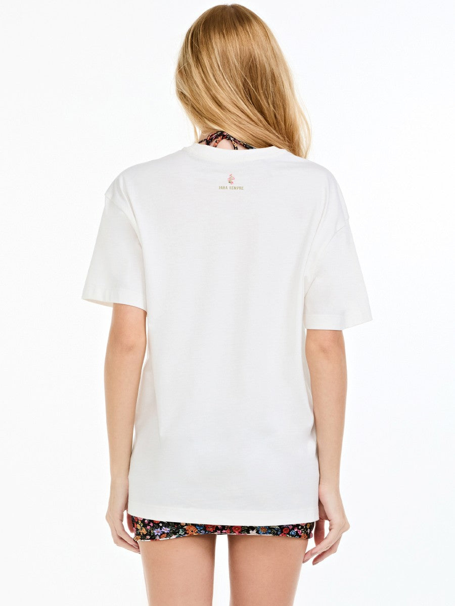 camiseta amor off white BL26 triya