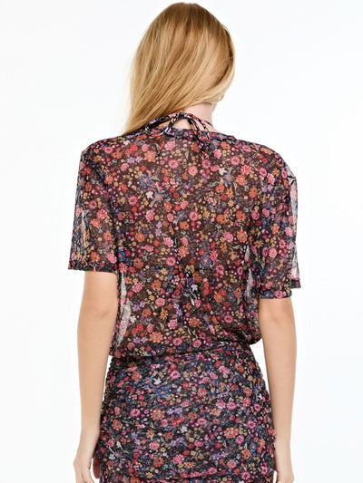 camiseta tule alicia floral color BL23 triya