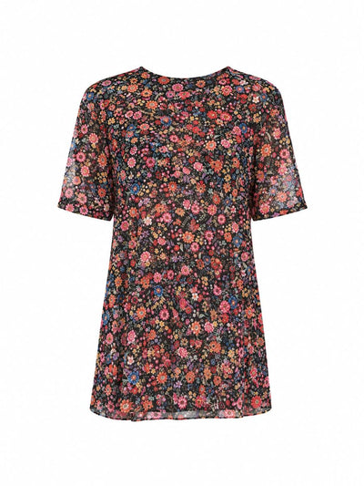 camiseta tule alicia floral color BL23 triya