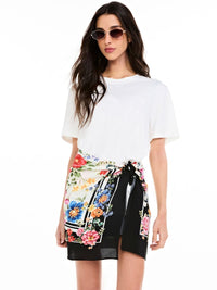 lenço floral multicolor AC25 triya