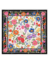 lenço floral multicolor AC25 triya