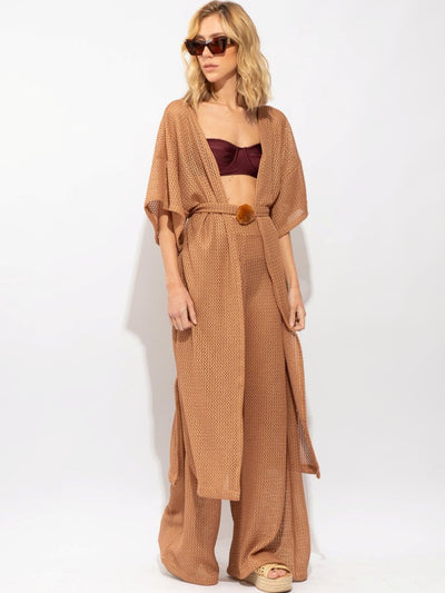 calça pantalona zizi trama gold R02 nidas