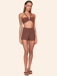 biquíni e shorts marrom enseada 8265223 lua luá