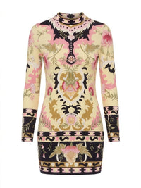 vestido curto floral carpet VE16 triya