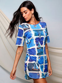 vestido curto tule mares 1138S karla vivian