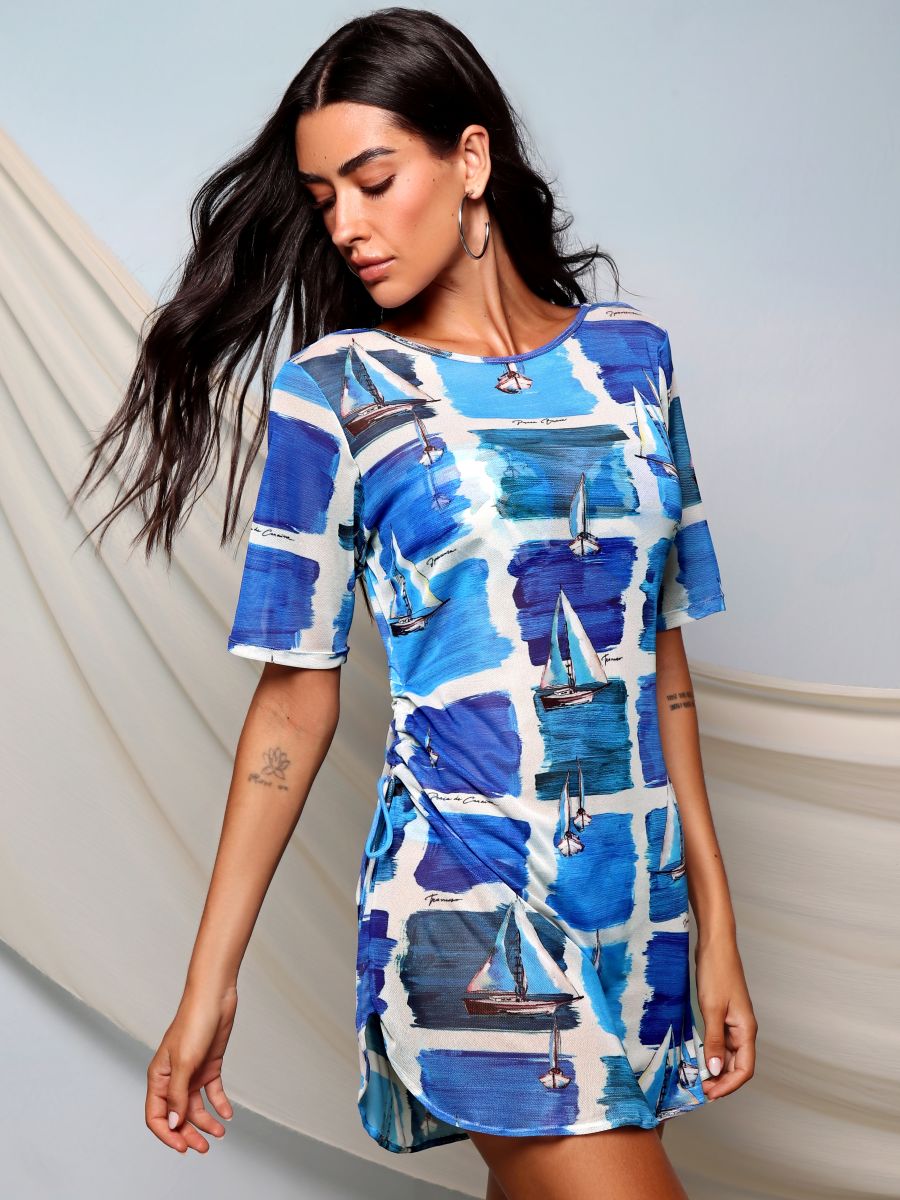 vestido curto tule mares 1138S karla vivian
